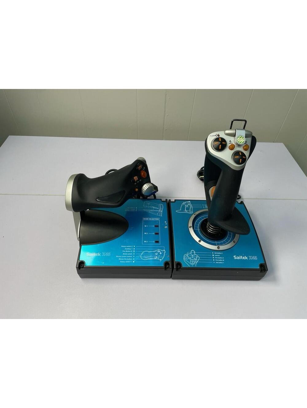Saitek X45 Digital Flight Control System HOTAS Joystick & Throttle USB PC